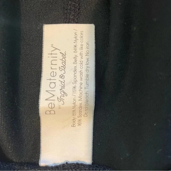 Bematernity black capris leggings size XL inseam 22 1/2” - Picture 3 of 5
